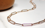 Paperclip Necklace - 14k Gold