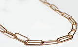 Paperclip Necklace - 14k Gold